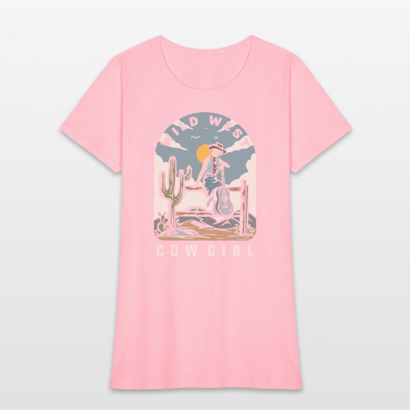 WILD WEST COW GIRL Classic T-Shirt