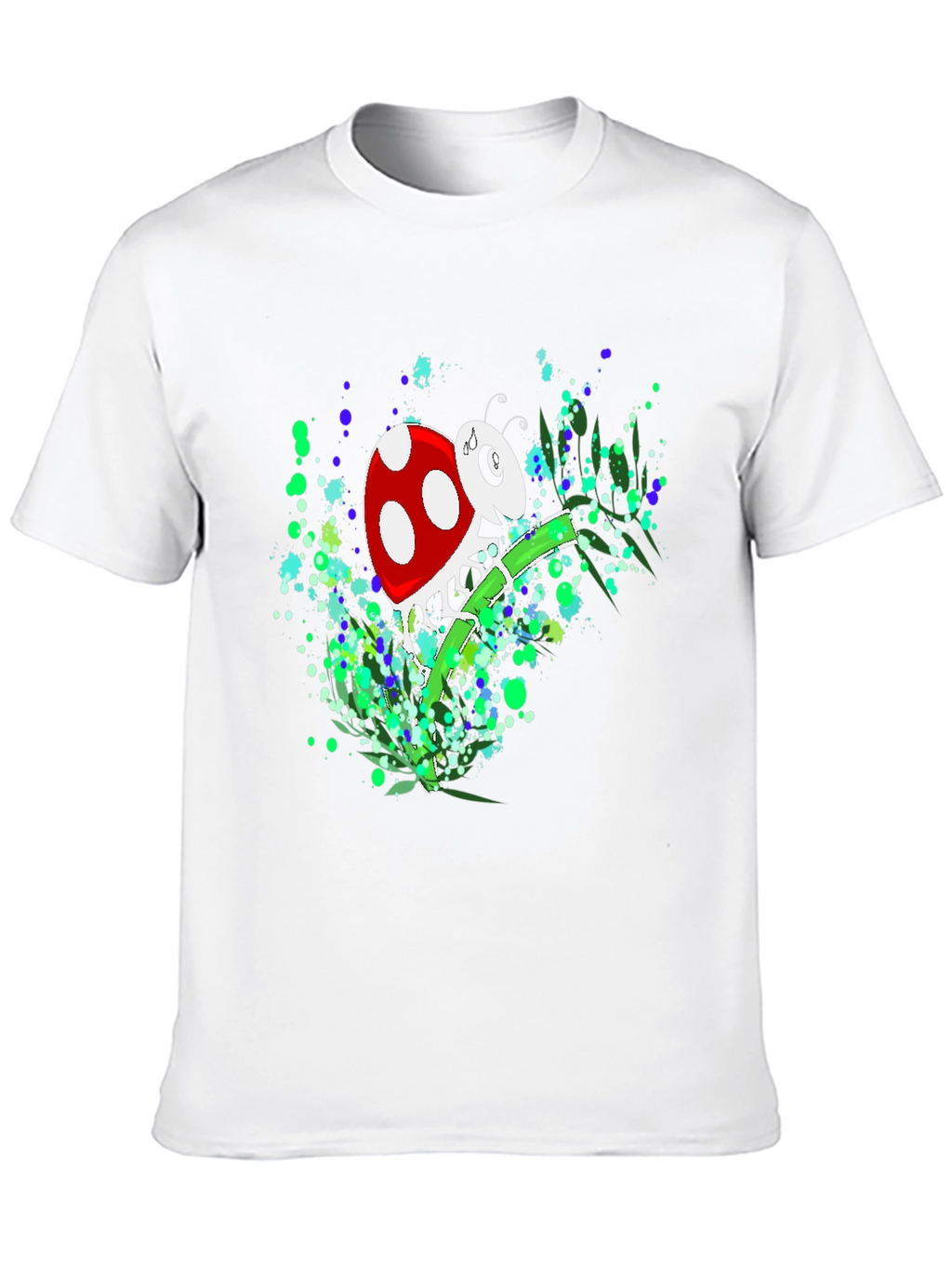 Ladybug Graphic T-Shirt - Black