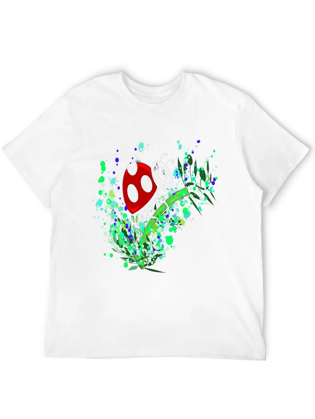 Ladybug Graphic T-Shirt - Black
