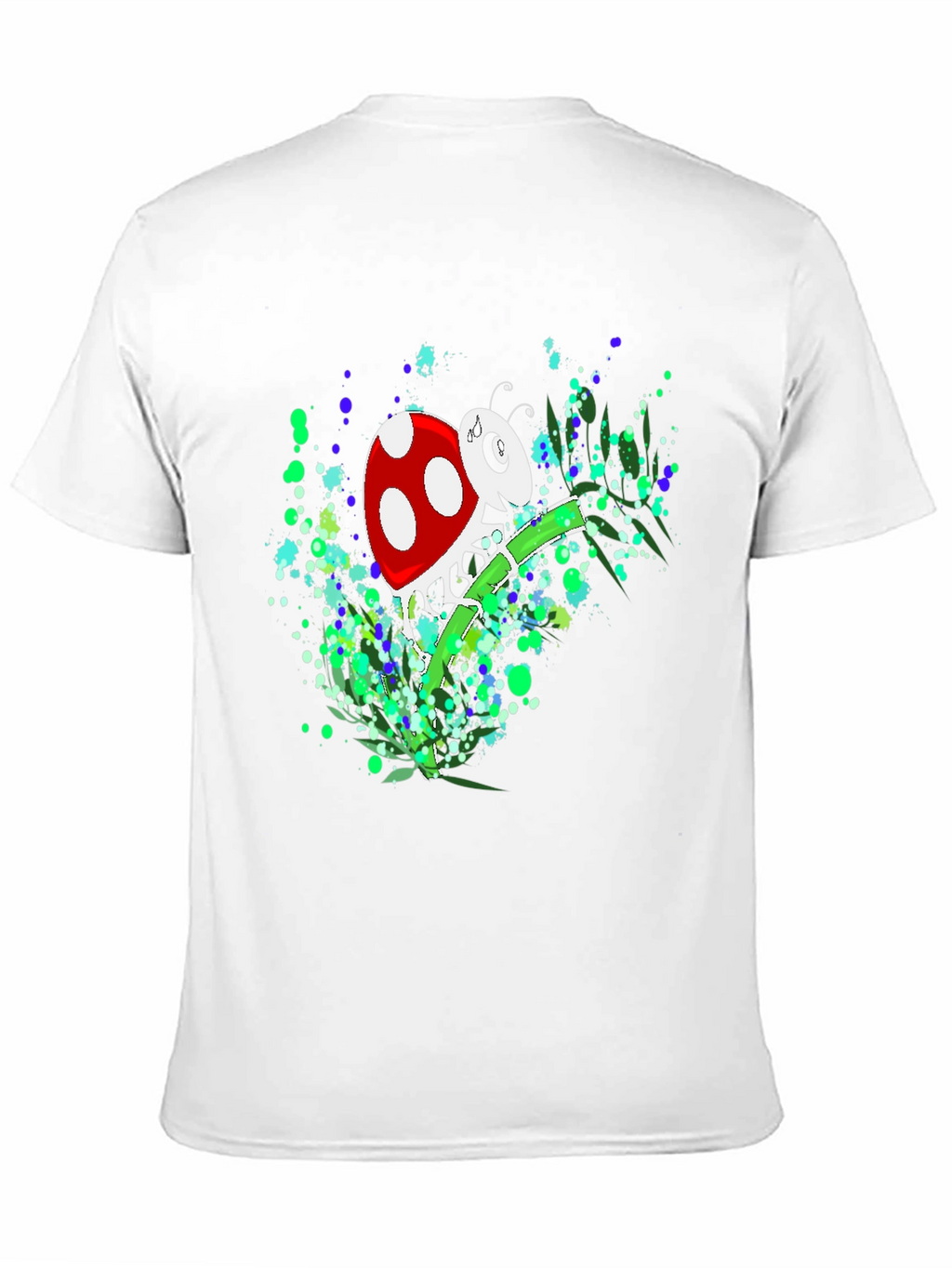 Ladybug Graphic T-Shirt - Black