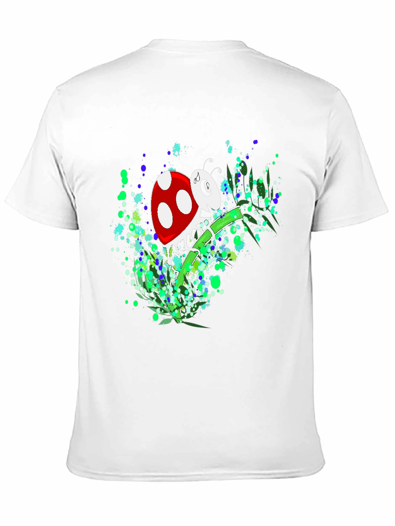 Ladybug Graphic T-Shirt - Black