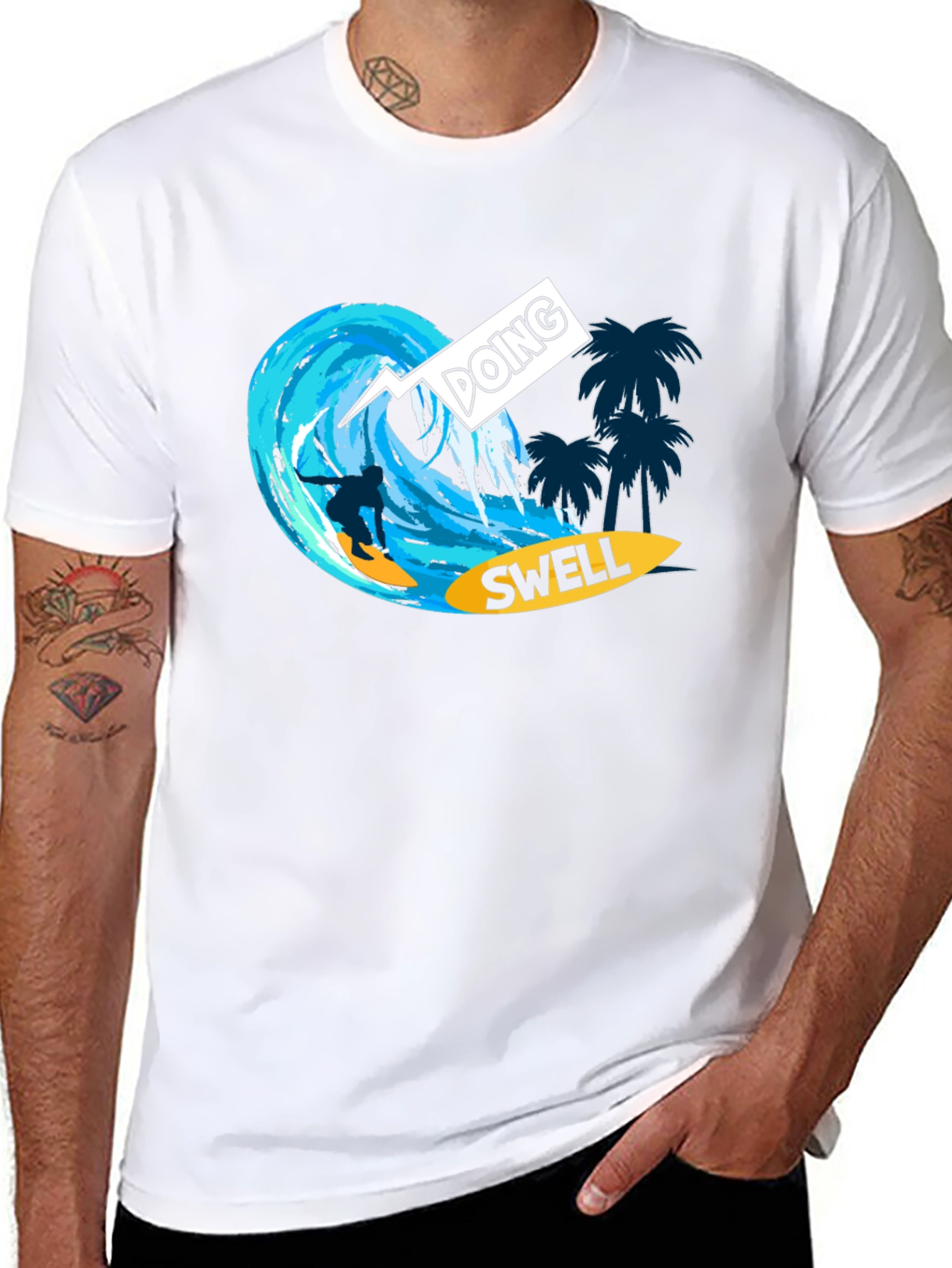Doing Swell Surfer T-Shirt