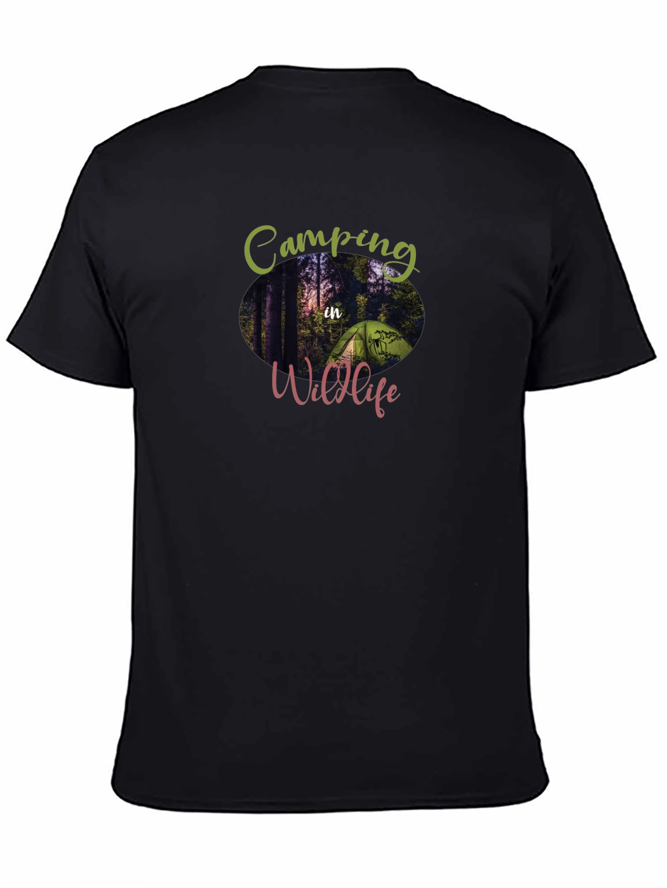 Camping In Wildlife Graphic T-Shirt - Adventure Ready