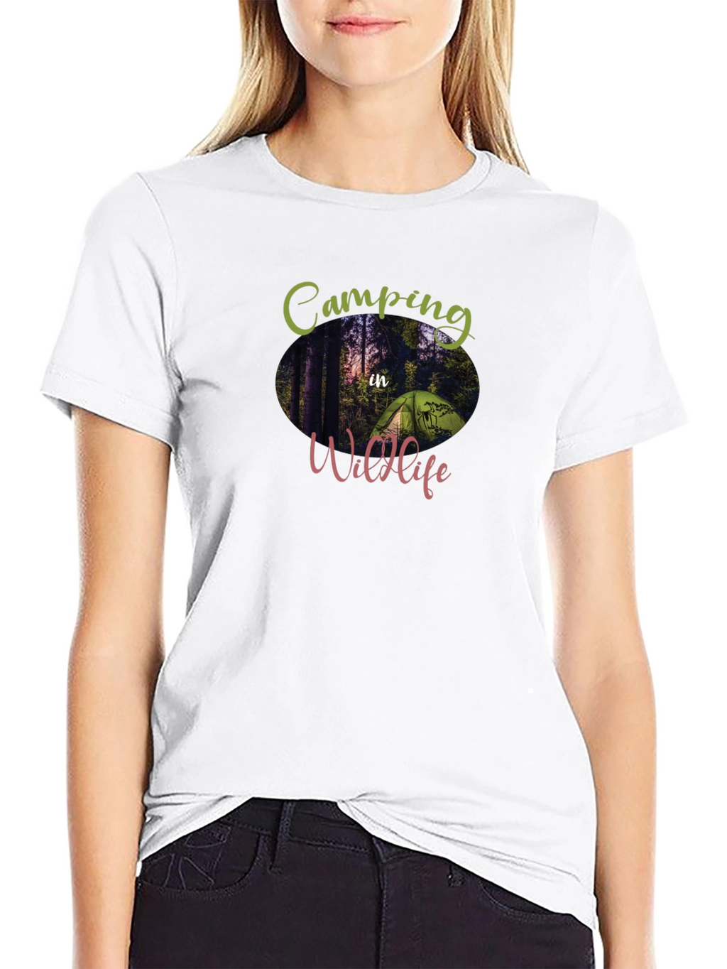 Camping In Wildlife Graphic T-Shirt - Adventure Ready