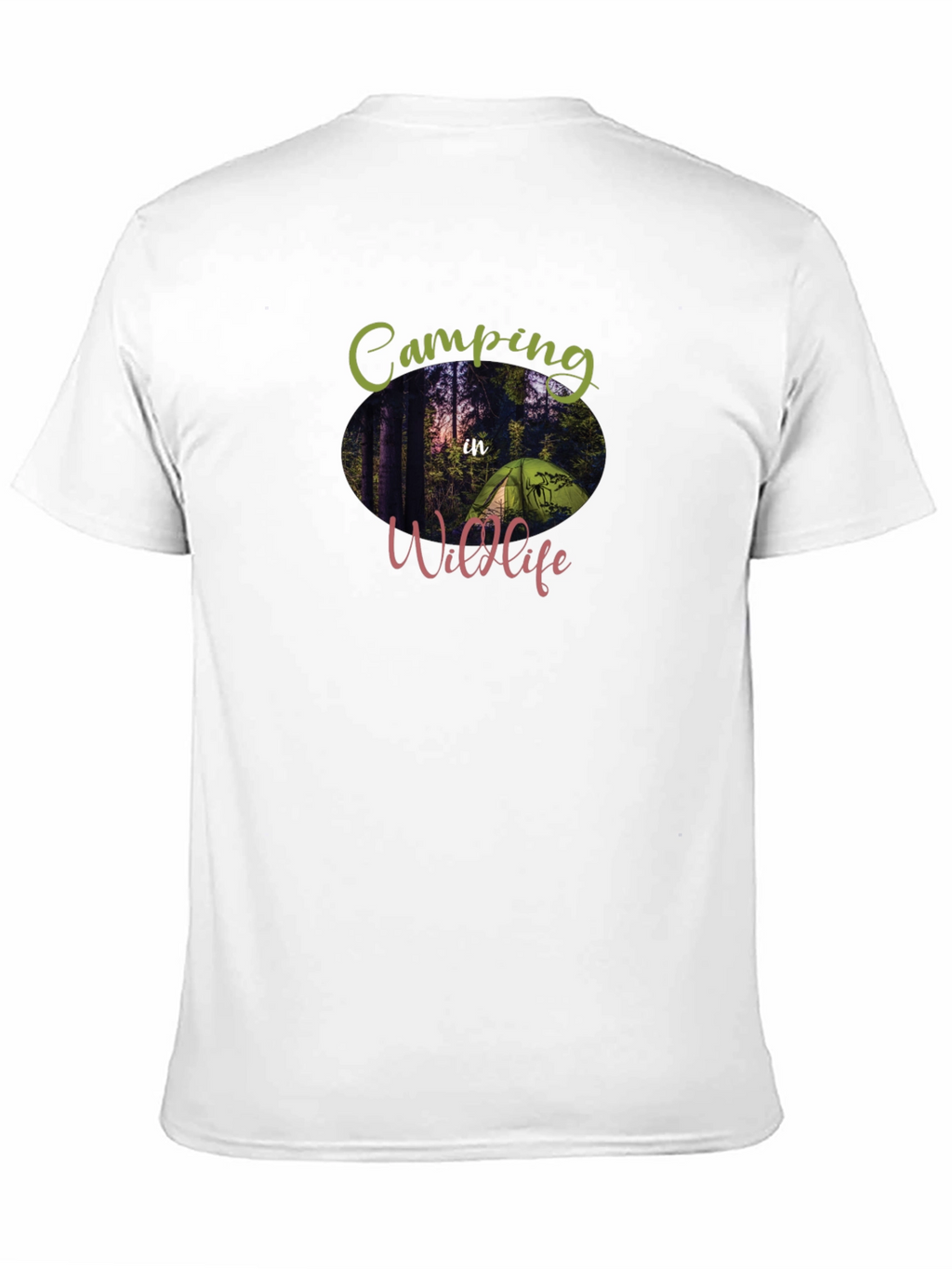 Camping In Wildlife Graphic T-Shirt - Adventure Ready