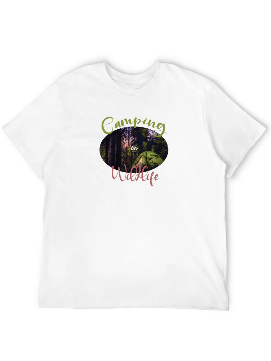 Camping In Wildlife Graphic T-Shirt - Adventure Ready