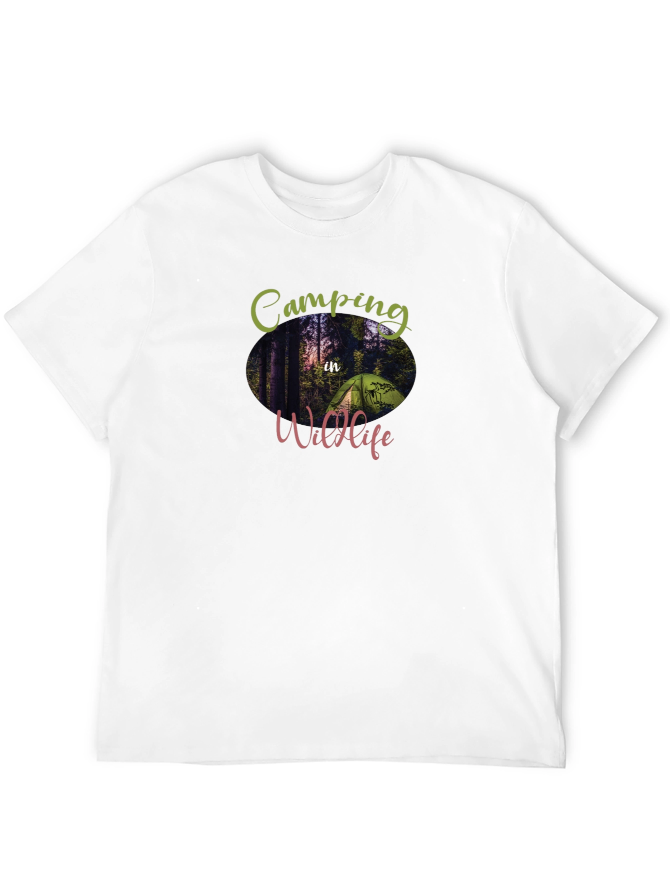 Camping In Wildlife Graphic T-Shirt - Adventure Ready