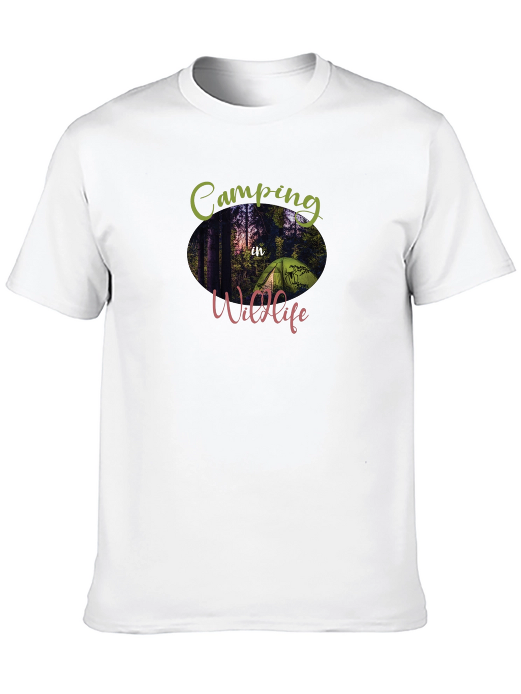Camping In Wildlife Graphic T-Shirt - Adventure Ready