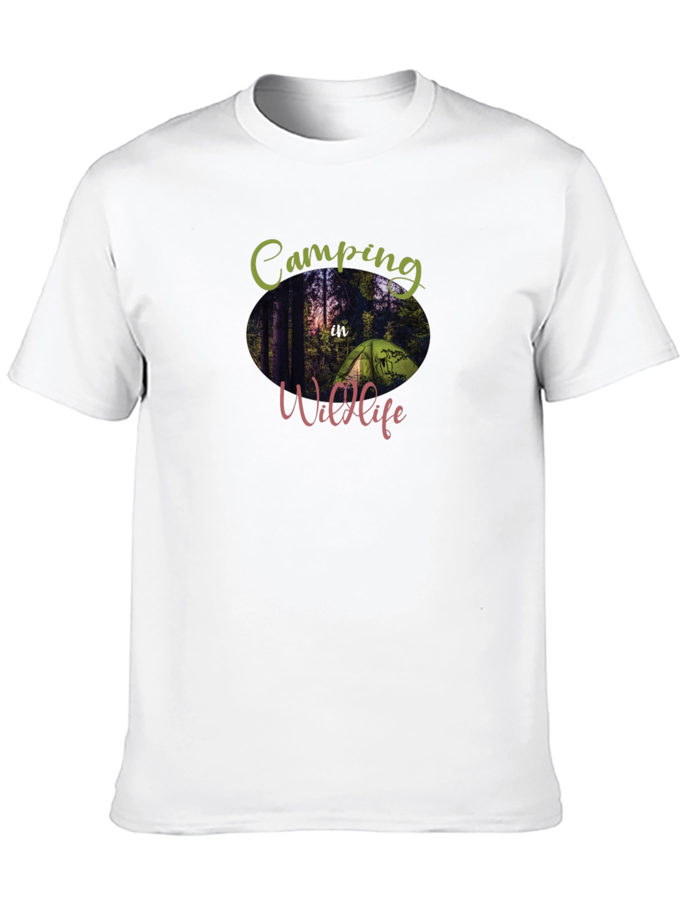 Camping In Wildlife Graphic T-Shirt - Adventure Ready