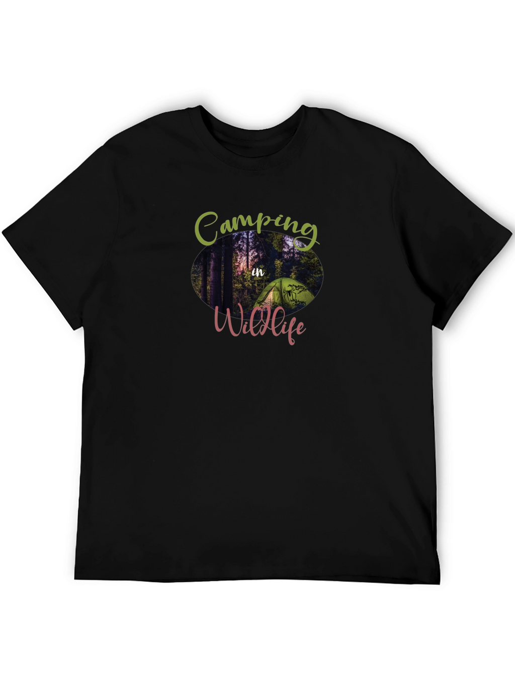 Camping In Wildlife Graphic T-Shirt - Adventure Ready