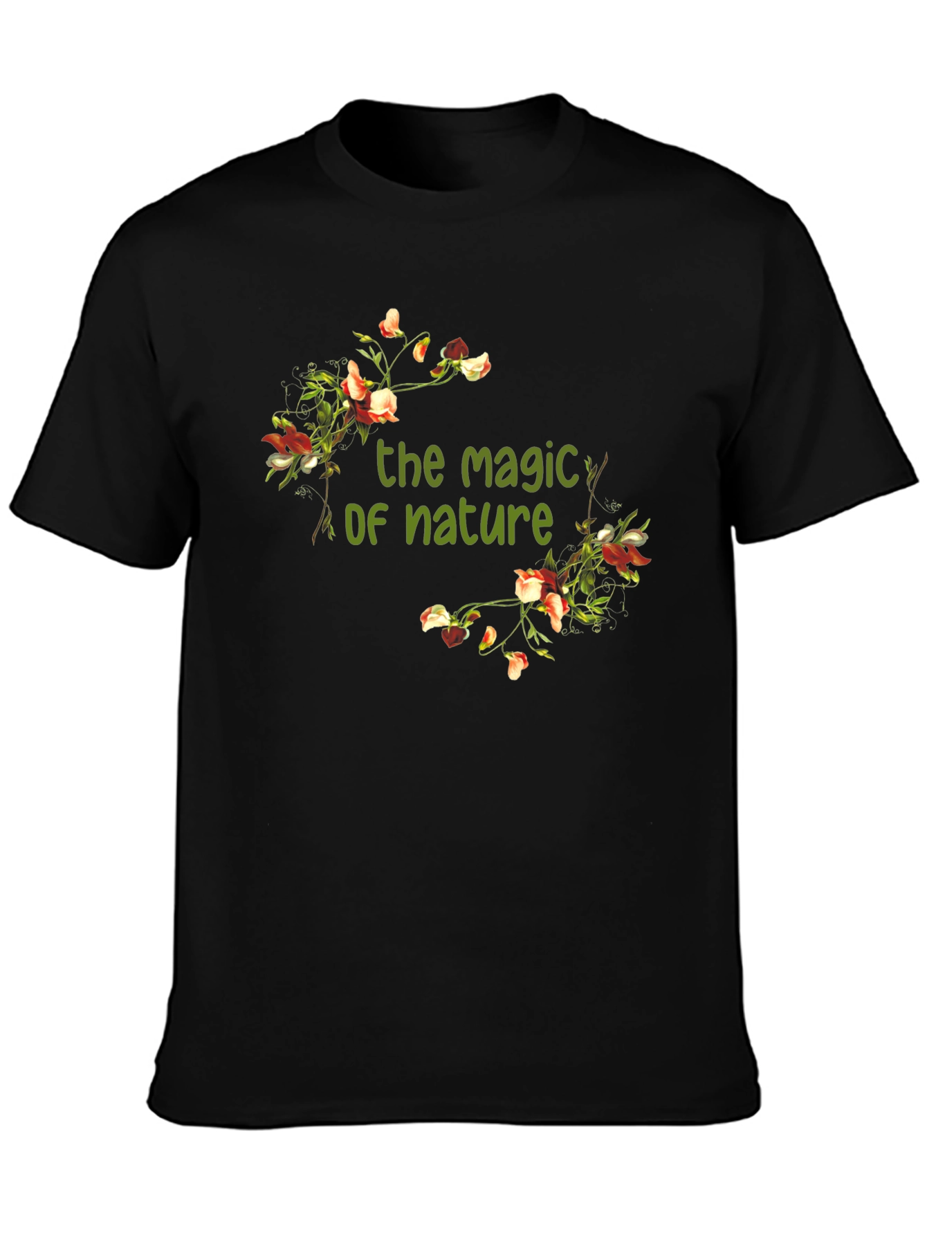 Magic of Nature Floral Print T-Shirt