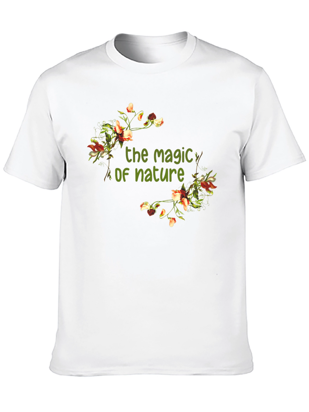 Magic of Nature Floral Print T-Shirt