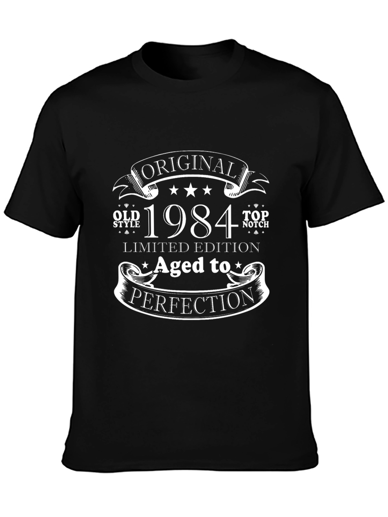 Original 1984 Aged to Perfection Black T-Shirt
