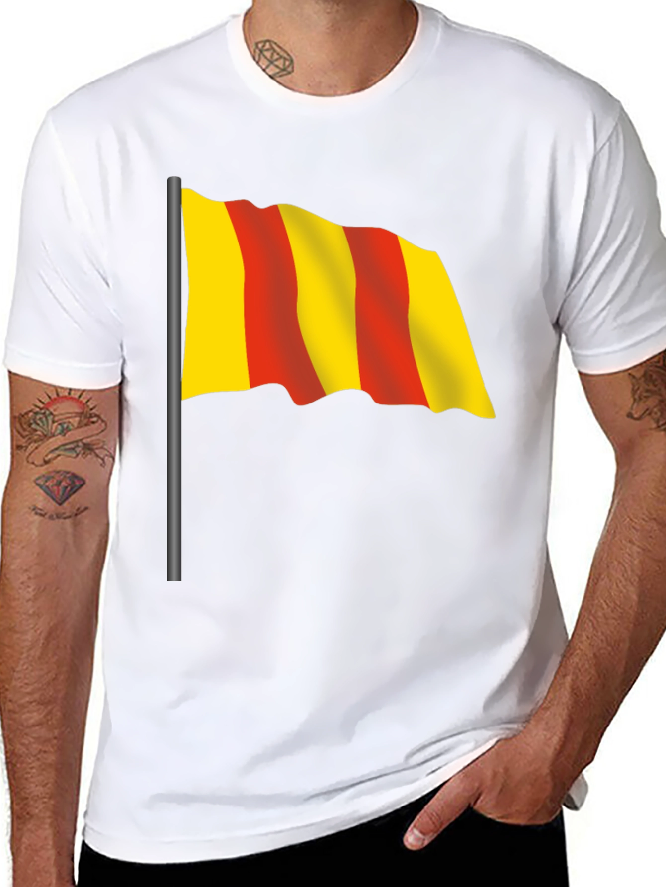 Catalan Flag T-Shirt - Viva Catalunya Tee