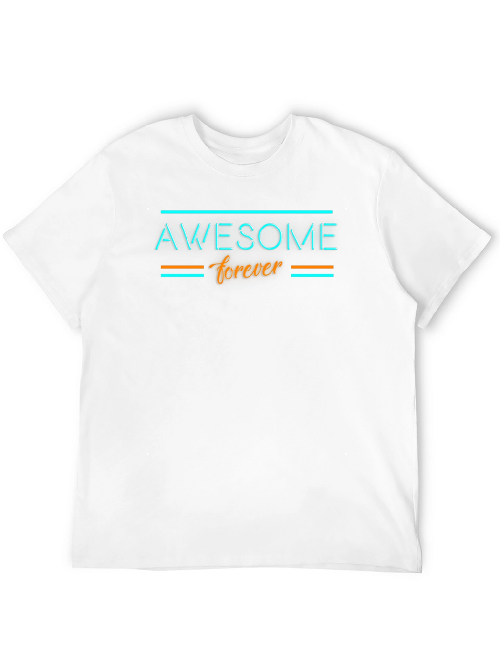 Awesome Forever Black Graphic Tee