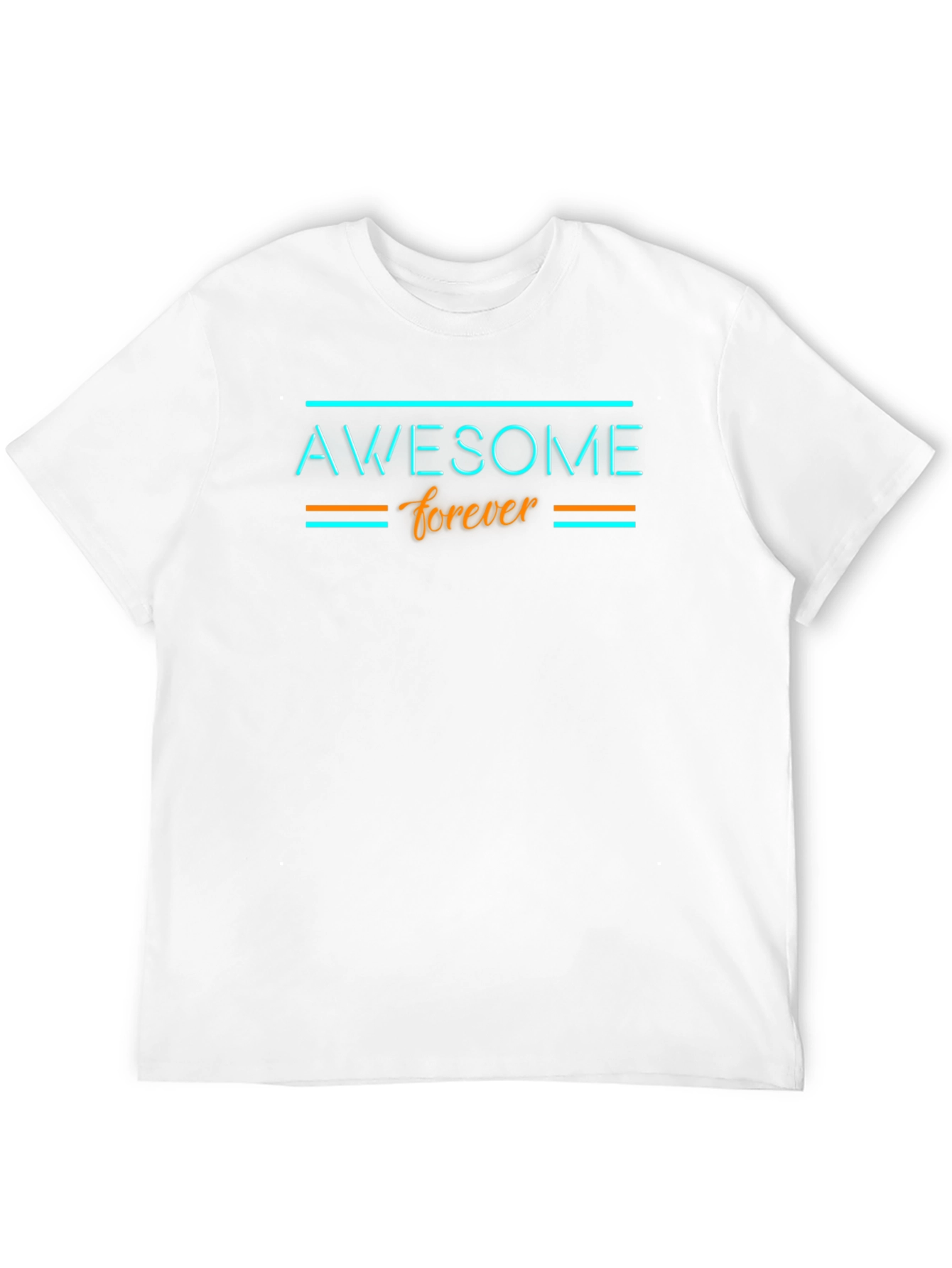 Awesome Forever Black Graphic Tee