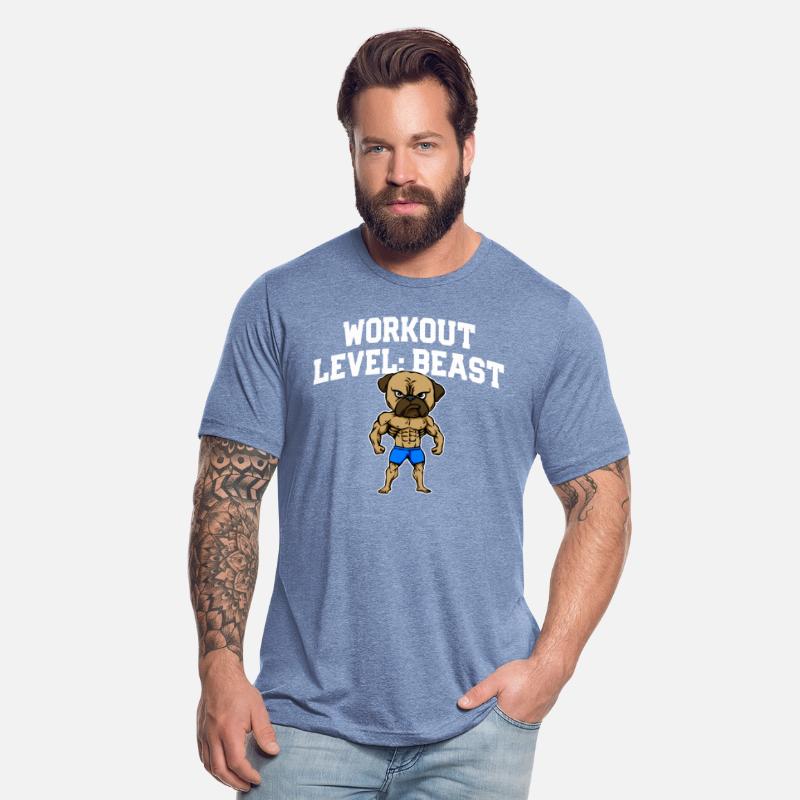 Workout Level Beast Funny Gym Humor Fitness Health