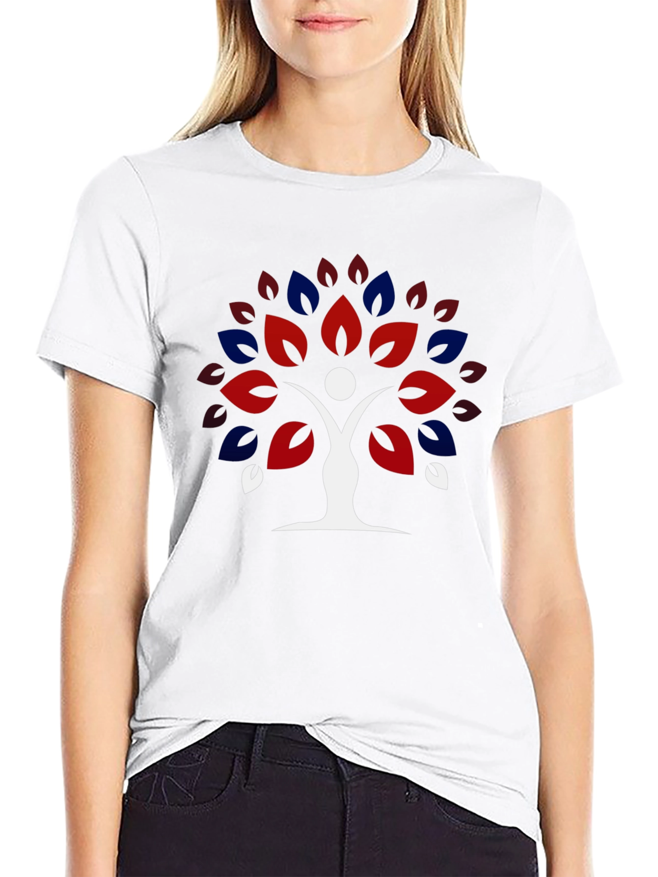 Abstract Tree Graphic Tee