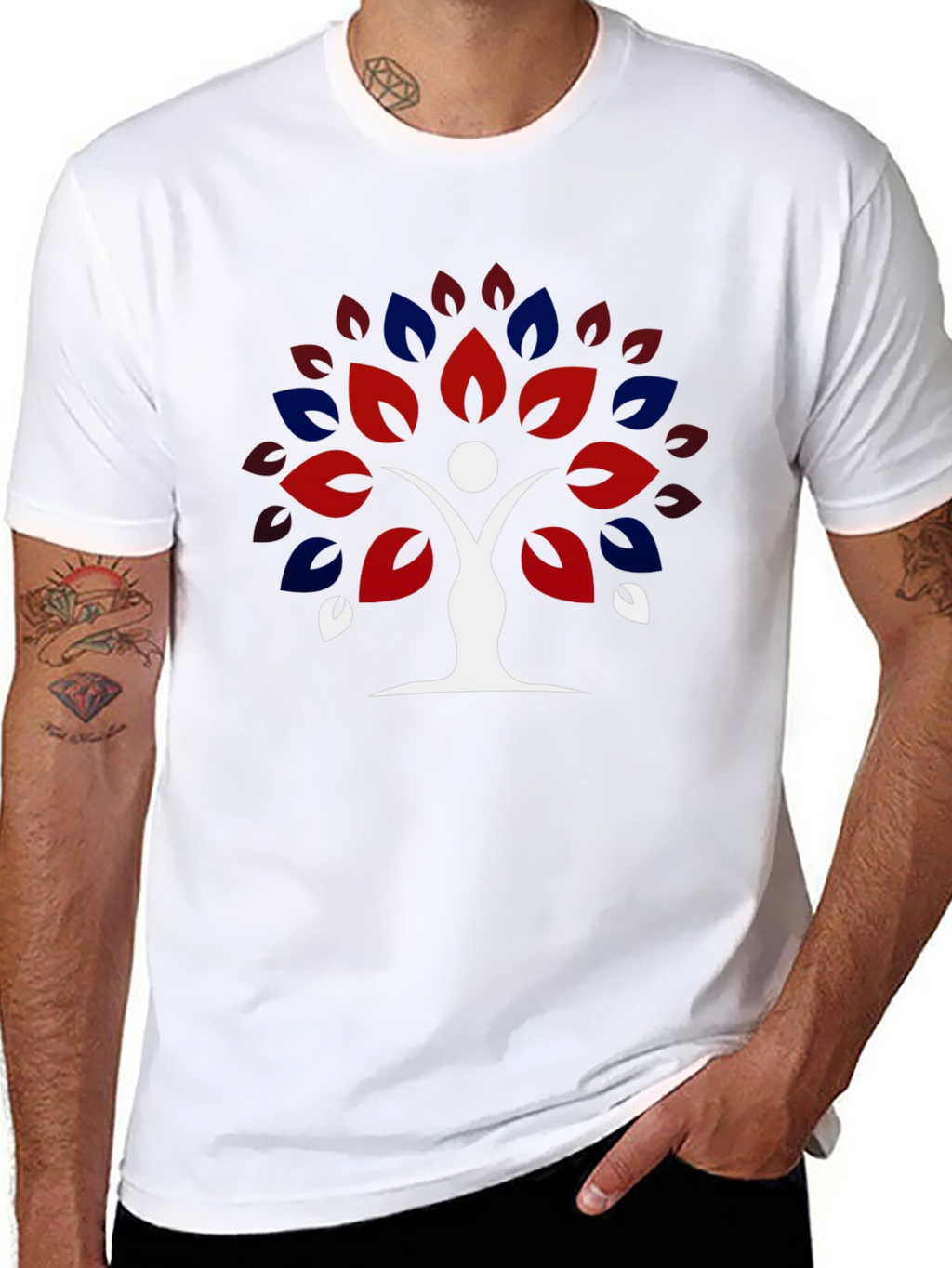 Abstract Tree Graphic Tee