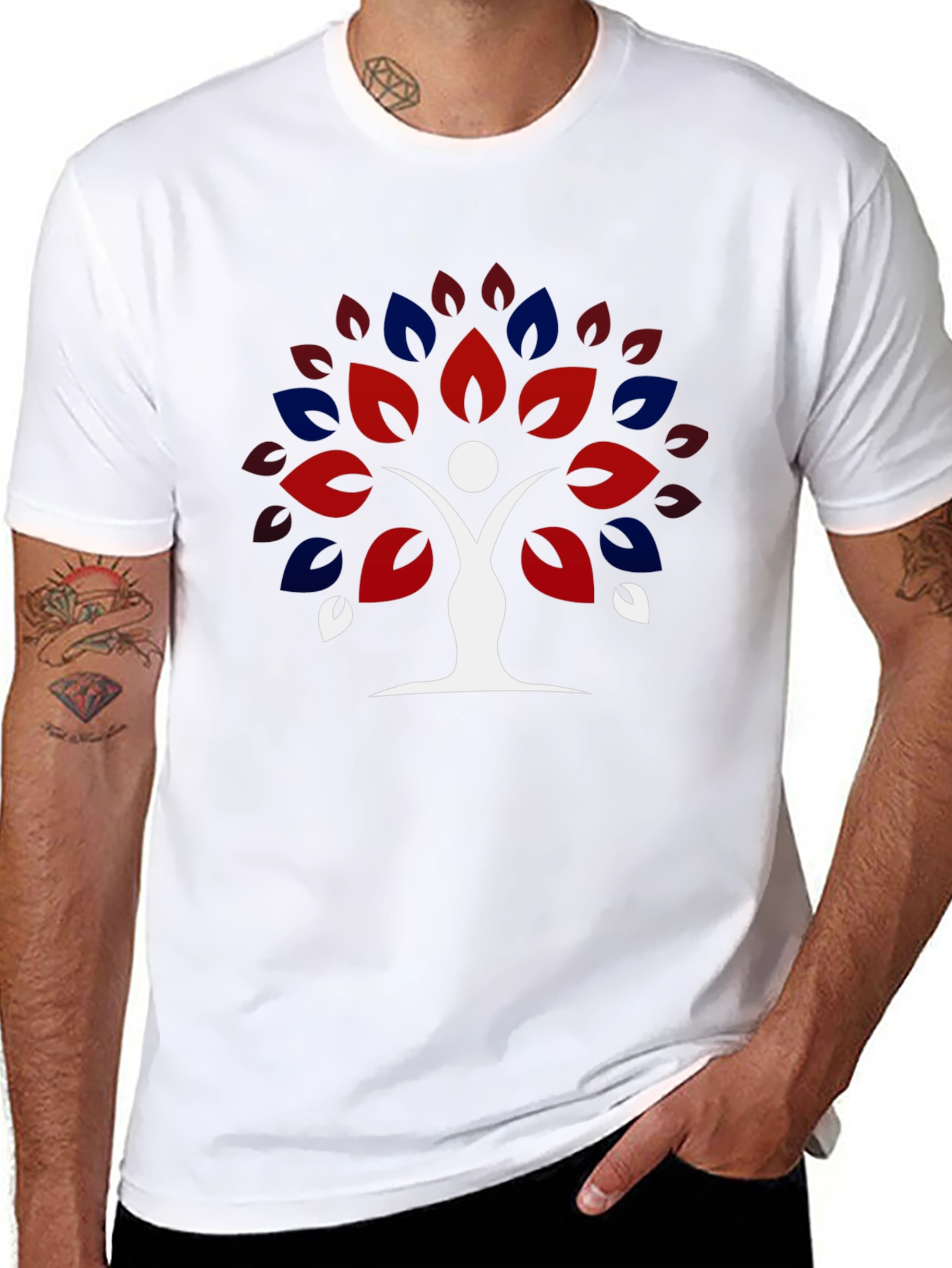 Abstract Tree Graphic Tee