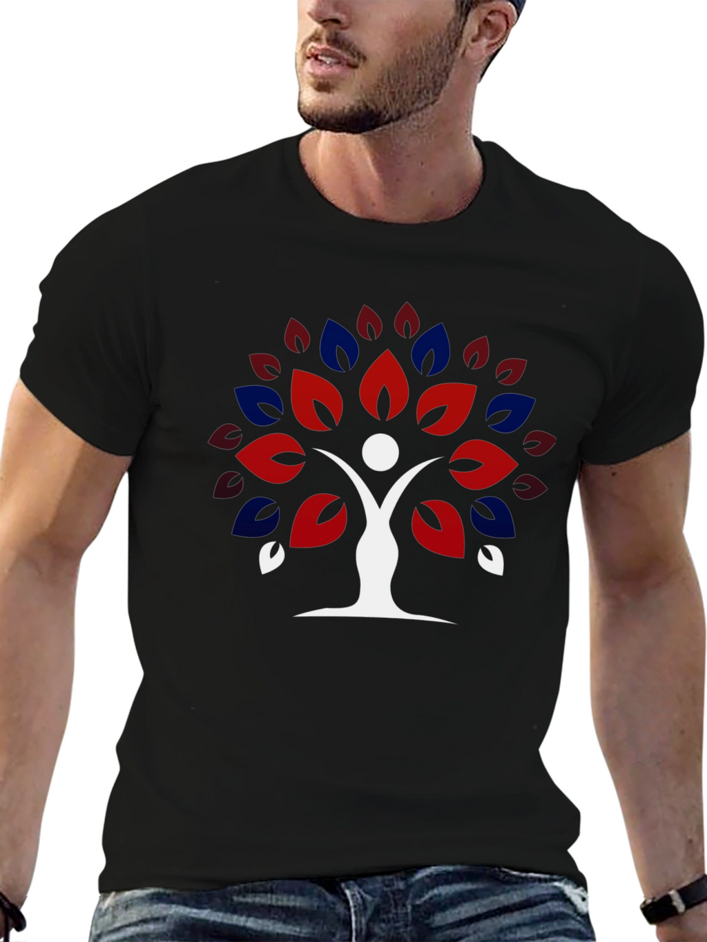 Abstract Tree Graphic Tee