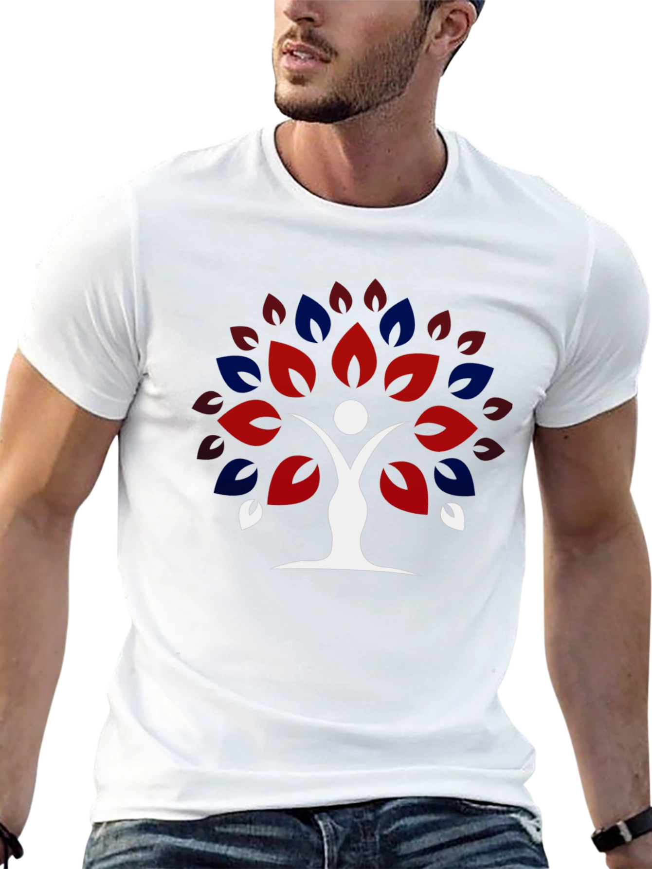 Abstract Tree Graphic Tee