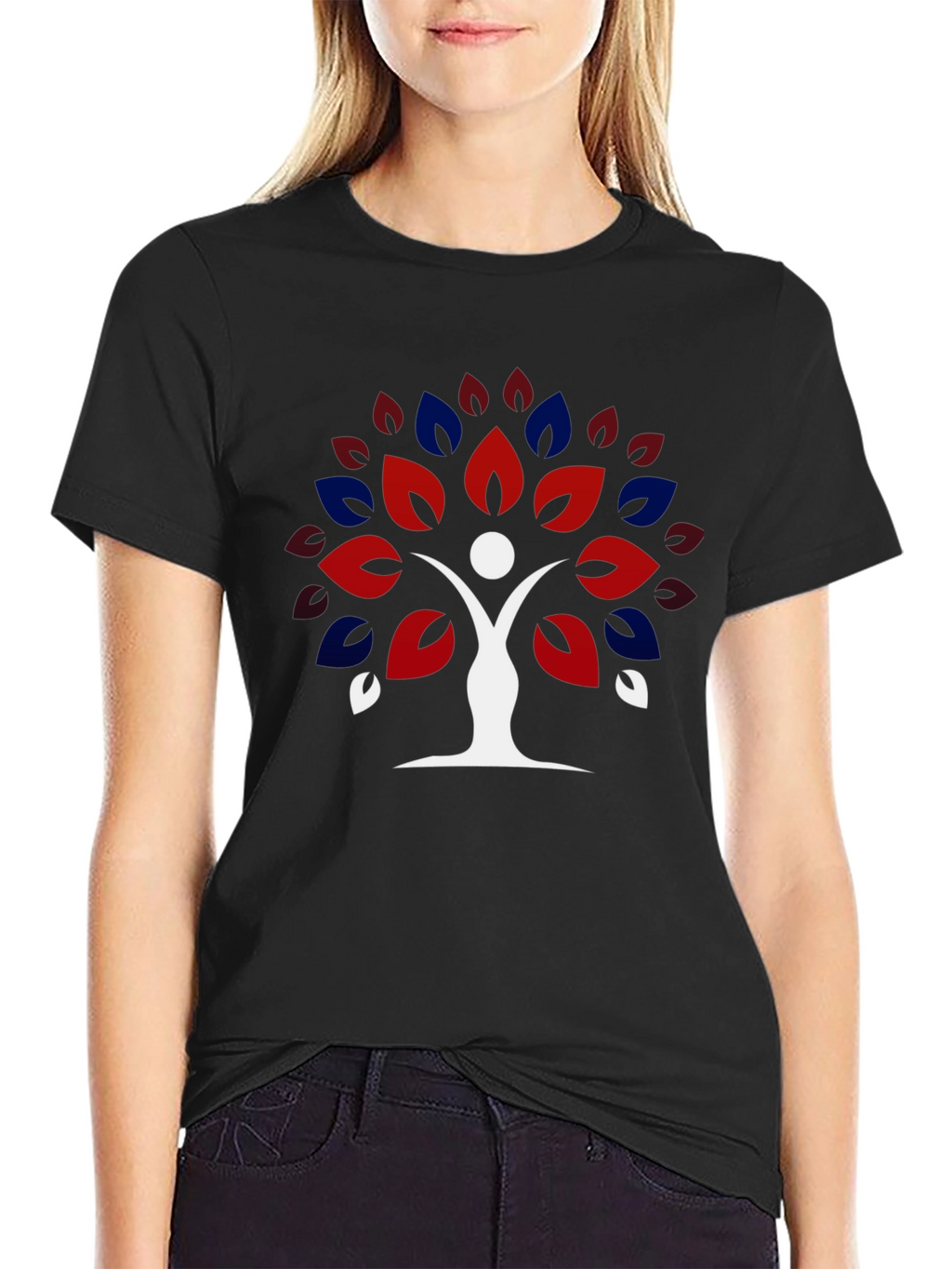 Abstract Tree Graphic Tee
