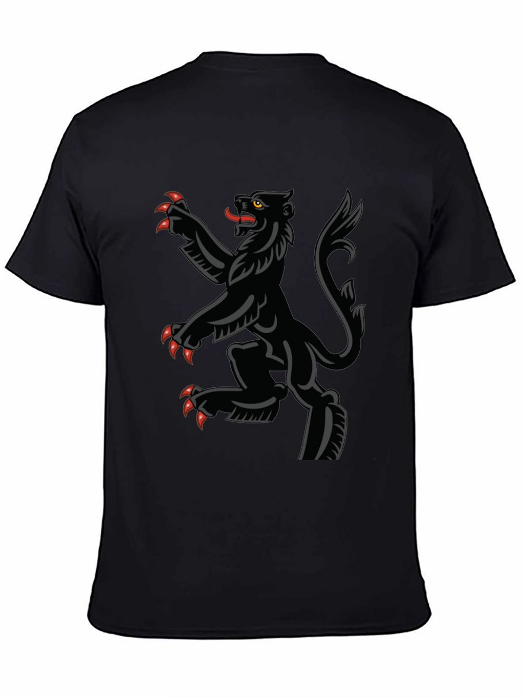 Black Rampant Lion T-Shirt