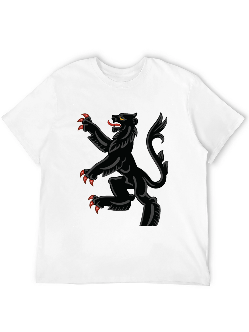 Black Rampant Lion T-Shirt