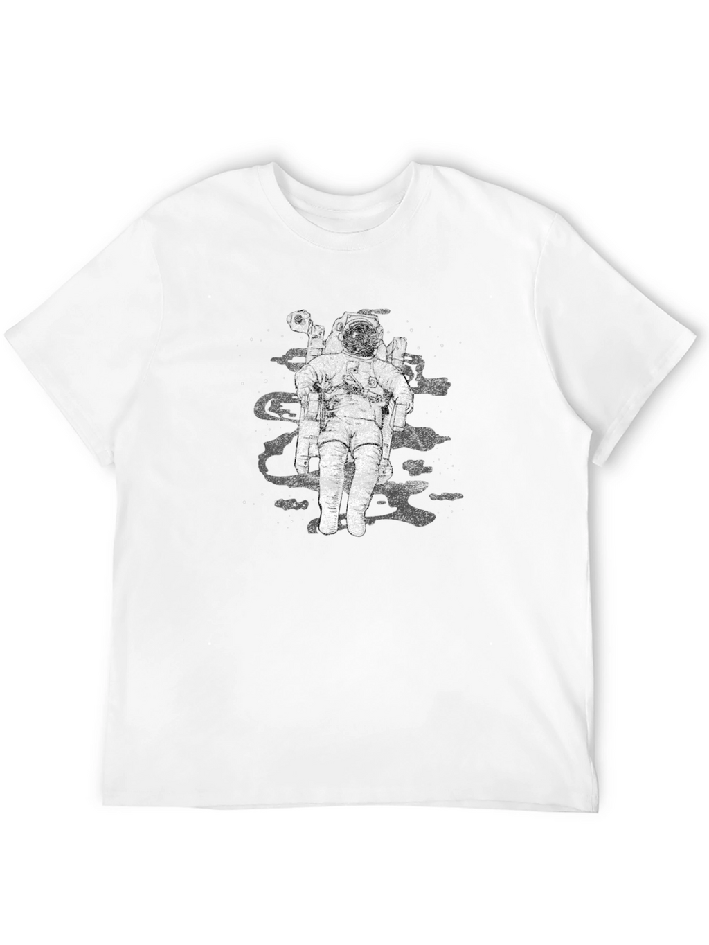 Astronaut Graphic Black T-Shirt