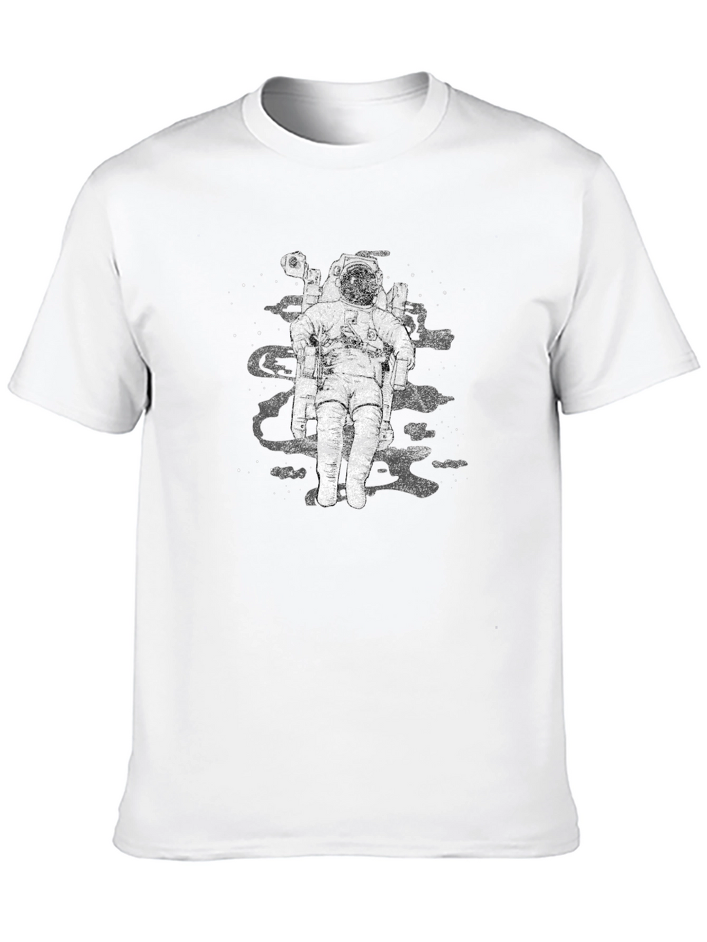 Astronaut Graphic Black T-Shirt