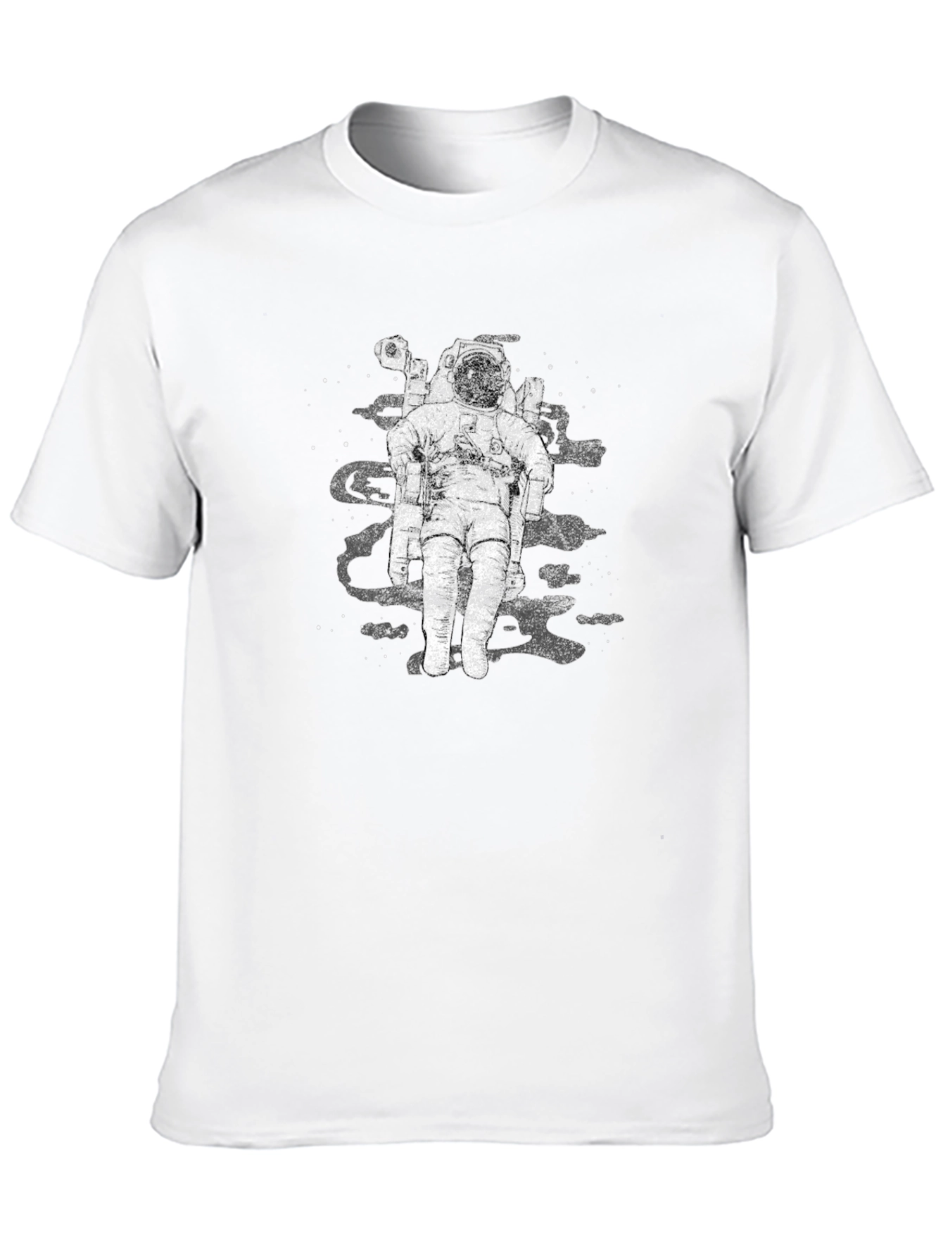 Astronaut Graphic Black T-Shirt