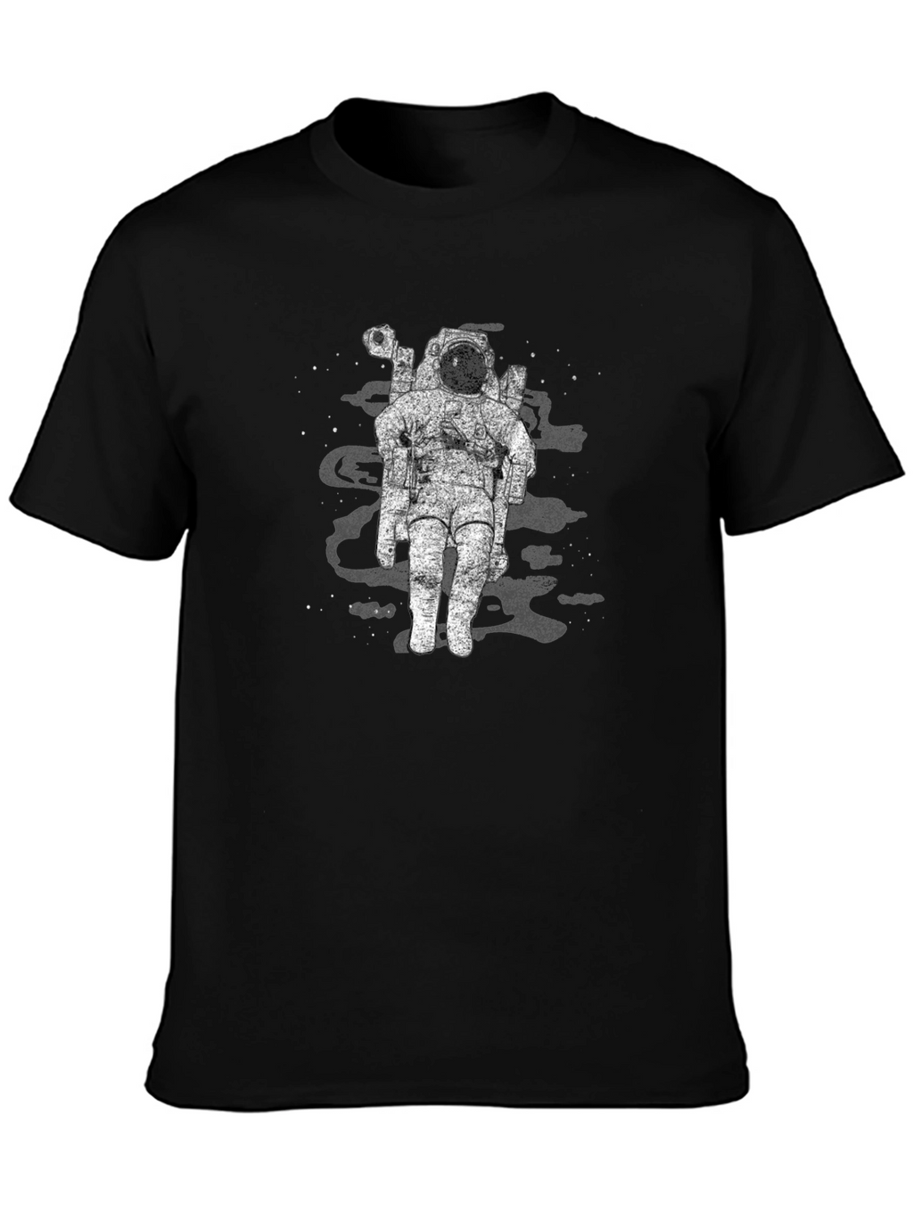 Astronaut Graphic Black T-Shirt