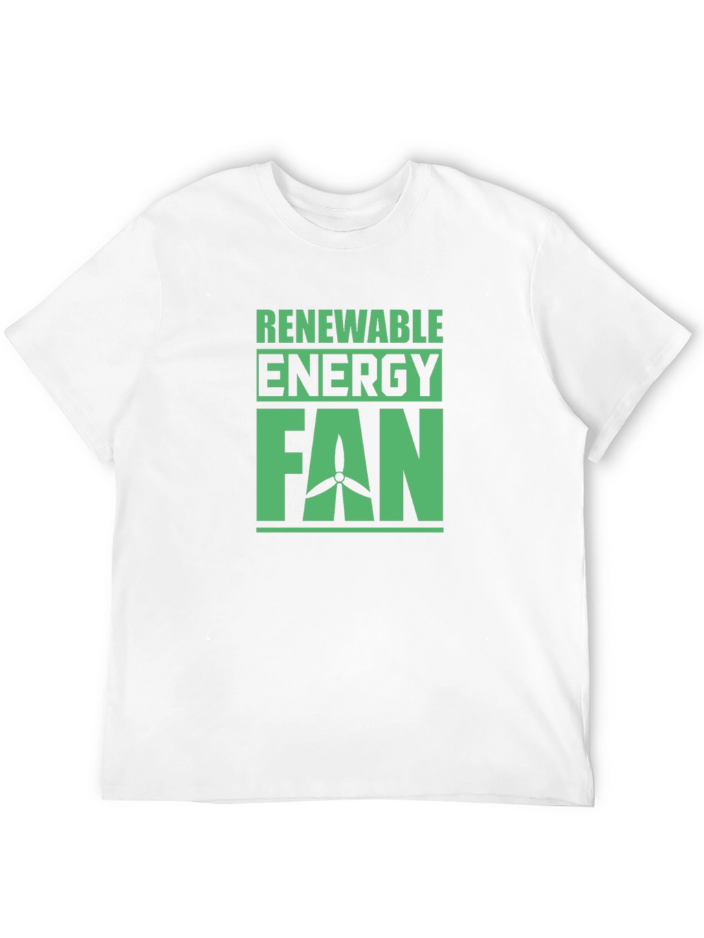 Renewable Energy Fan T-Shirt - Eco-Friendly Design
