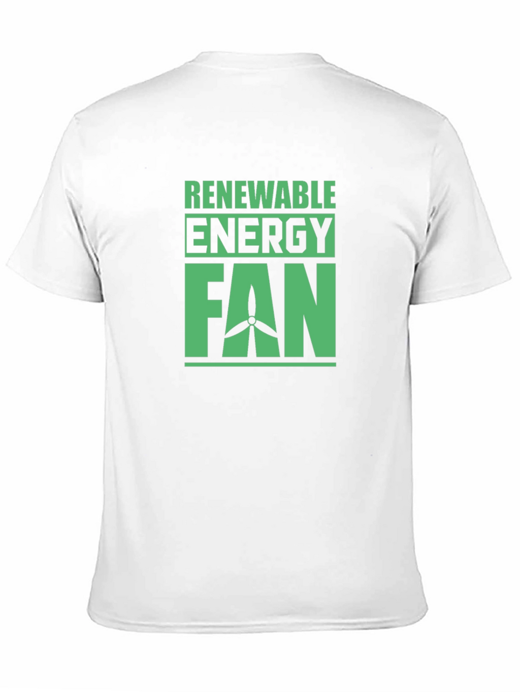 Renewable Energy Fan T-Shirt - Eco-Friendly Design