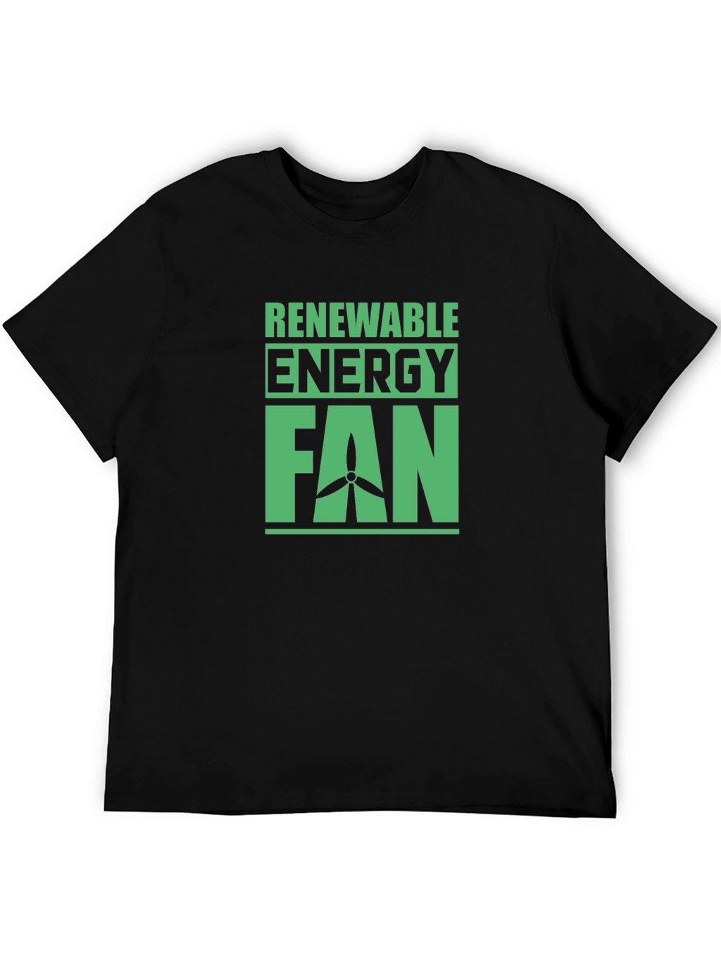 Renewable Energy Fan T-Shirt - Eco-Friendly Design