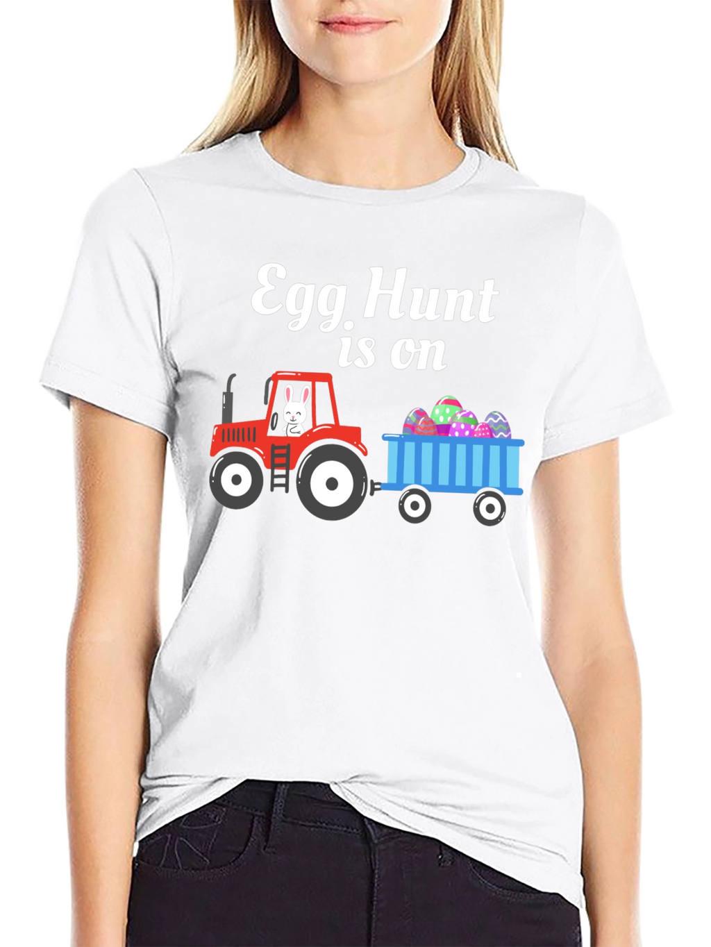 Egg Hunt Tractor T-Shirt