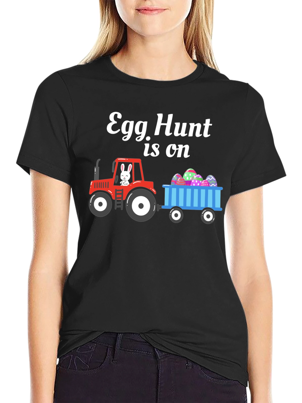 Egg Hunt Tractor T-Shirt