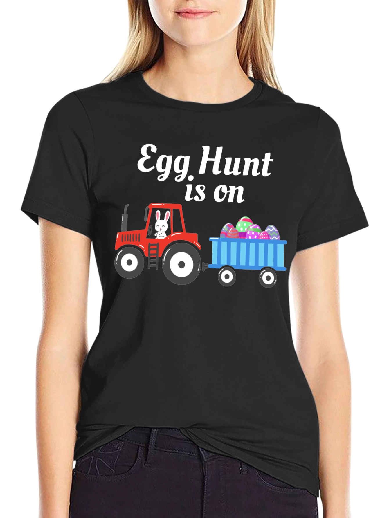 Egg Hunt Tractor T-Shirt