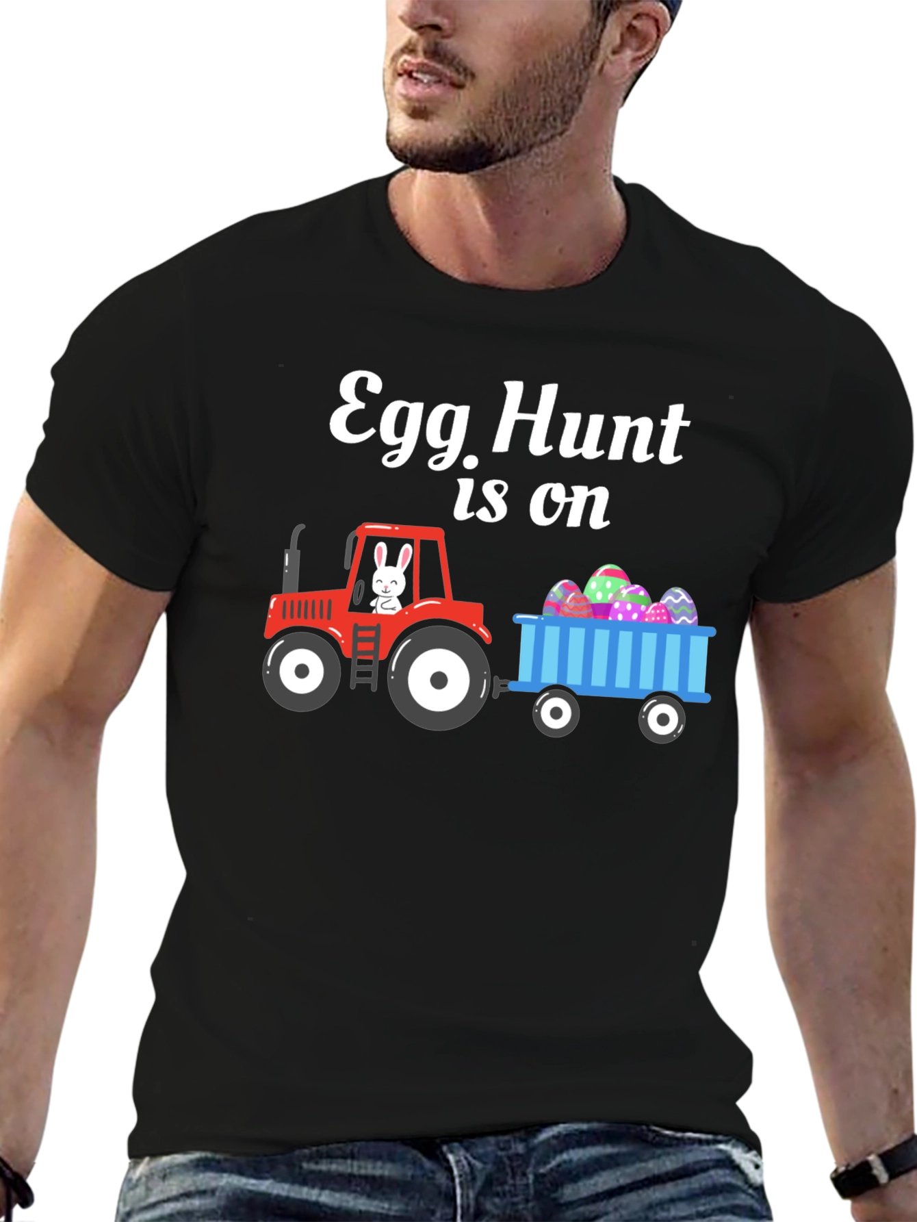 Egg Hunt Tractor T-Shirt