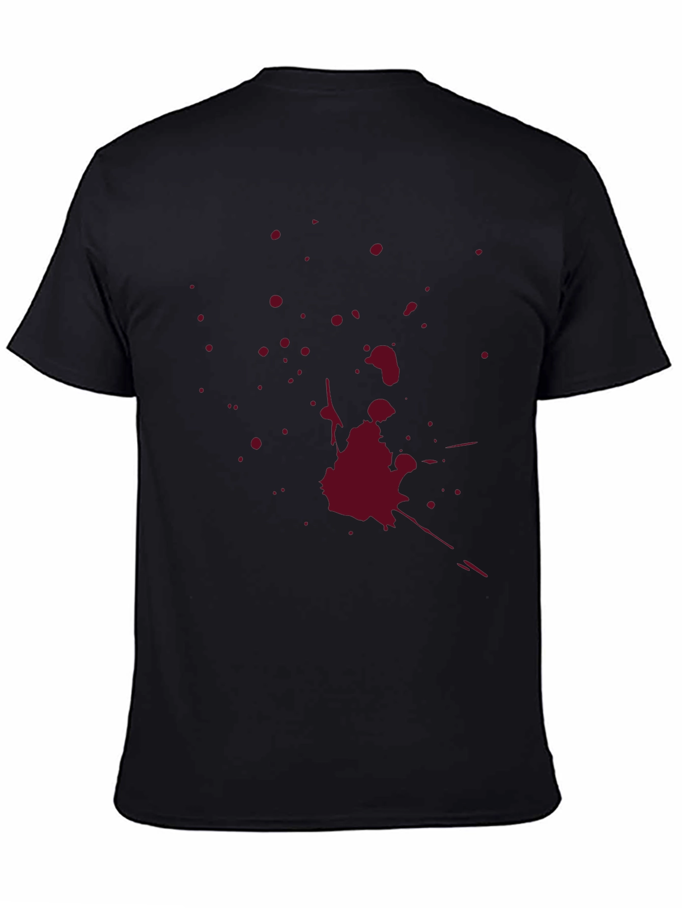 Blood Splatter Graphic T-Shirt - Horror Style