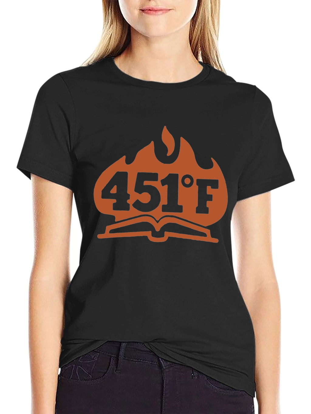 451°F Book T-Shirt - Fahrenheit Literature Tee