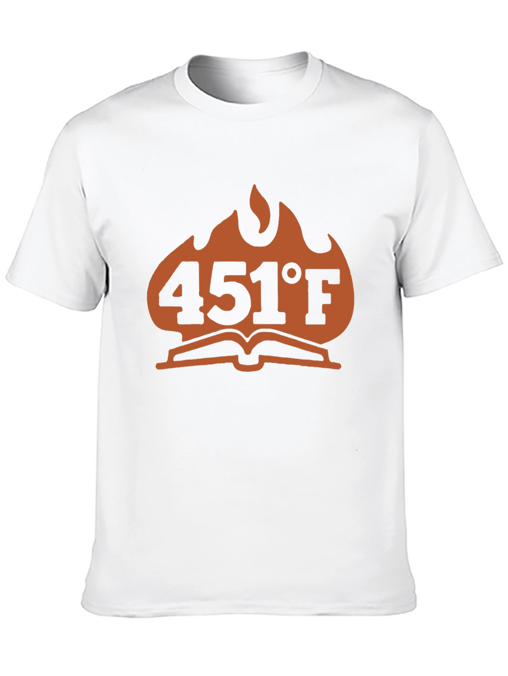 451°F Book T-Shirt - Fahrenheit Literature Tee