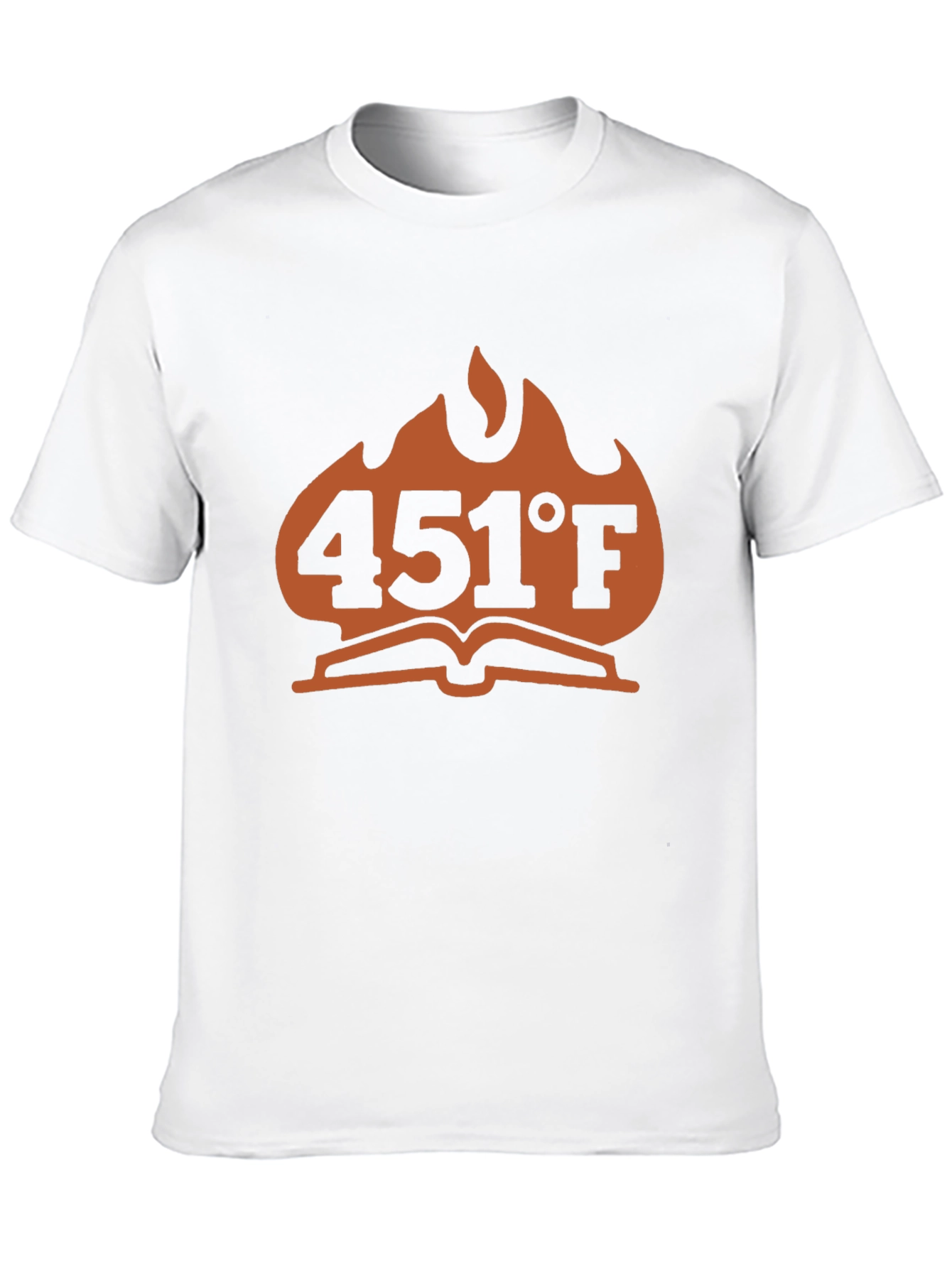 451°F Book T-Shirt - Fahrenheit Literature Tee