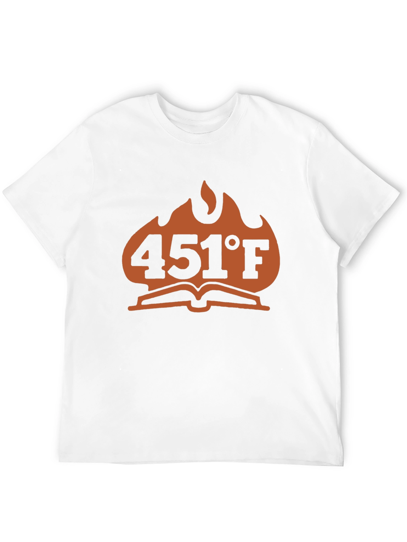 451°F Book T-Shirt - Fahrenheit Literature Tee