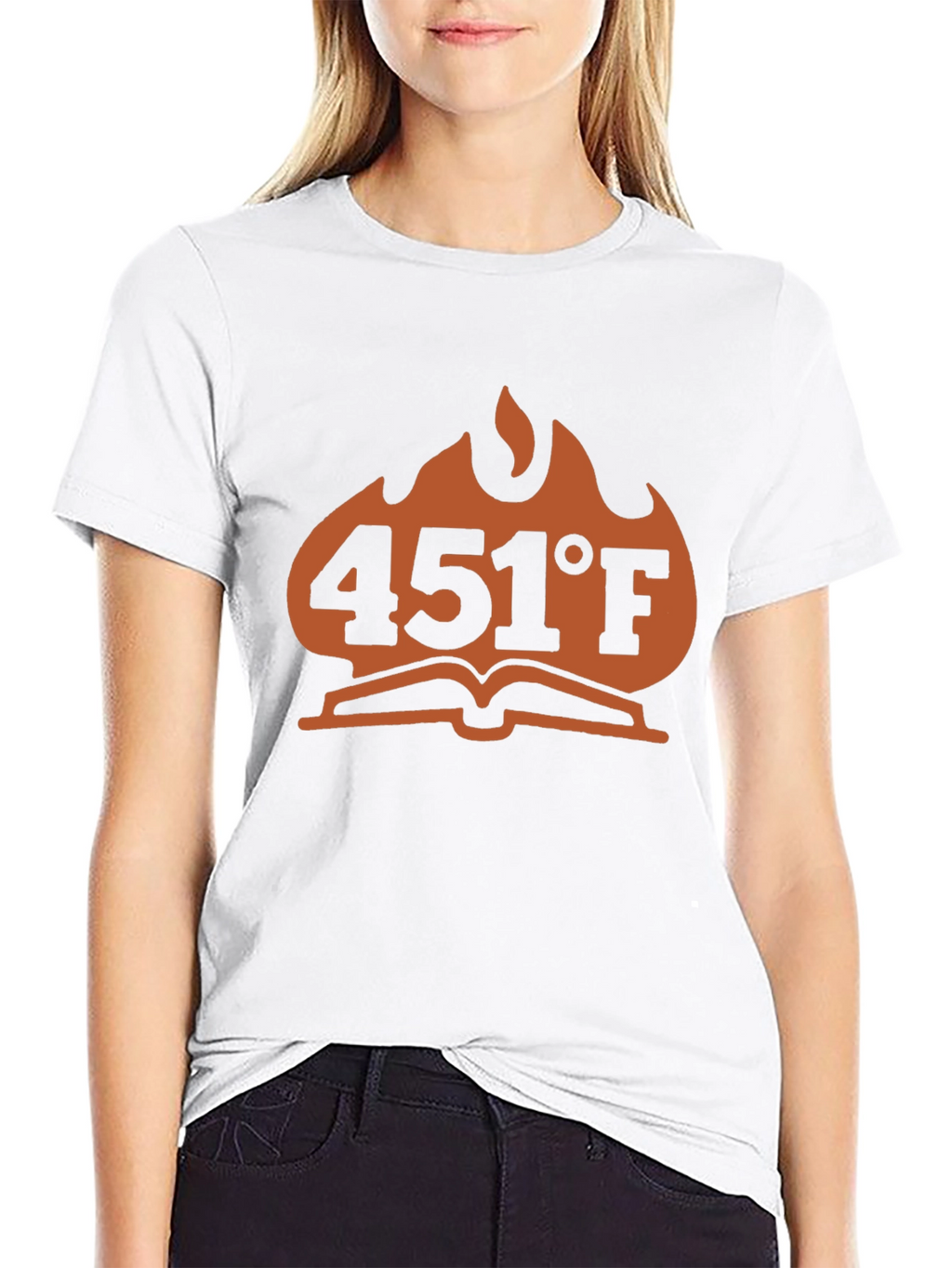 451°F Book T-Shirt - Fahrenheit Literature Tee