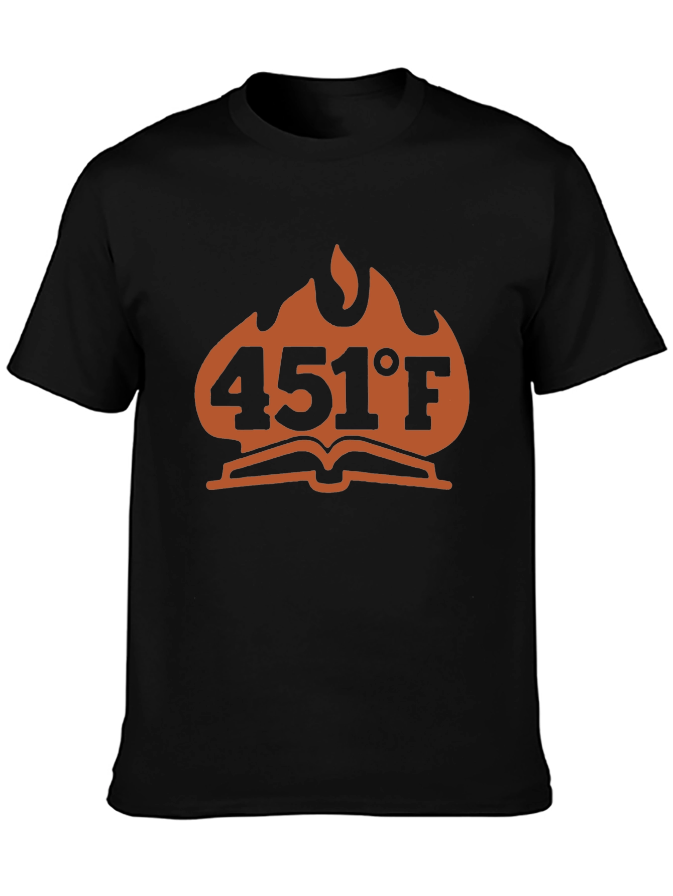 451°F Book T-Shirt - Fahrenheit Literature Tee