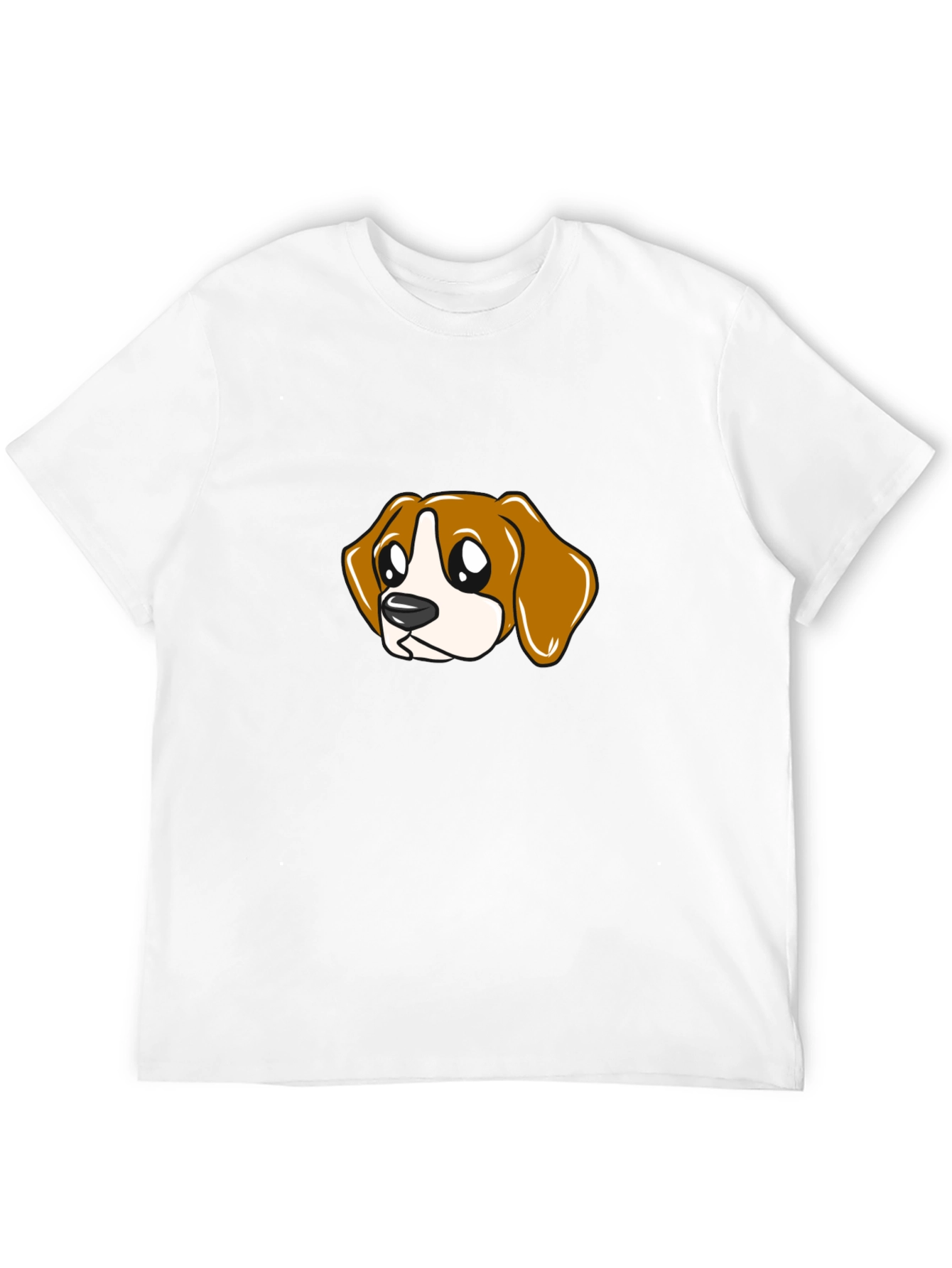 Cartoon Beagle T-Shirt - Cute Dog Graphic Tee