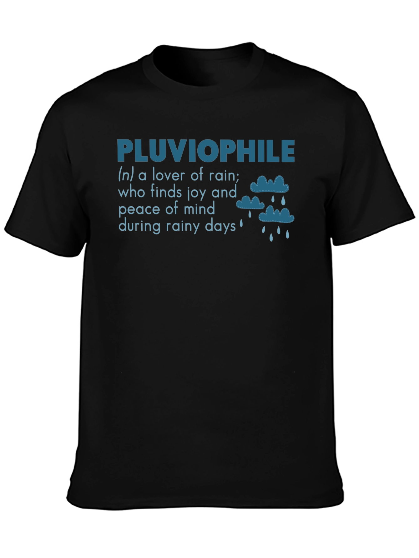 Pluviophile Definition Graphic T-Shirt