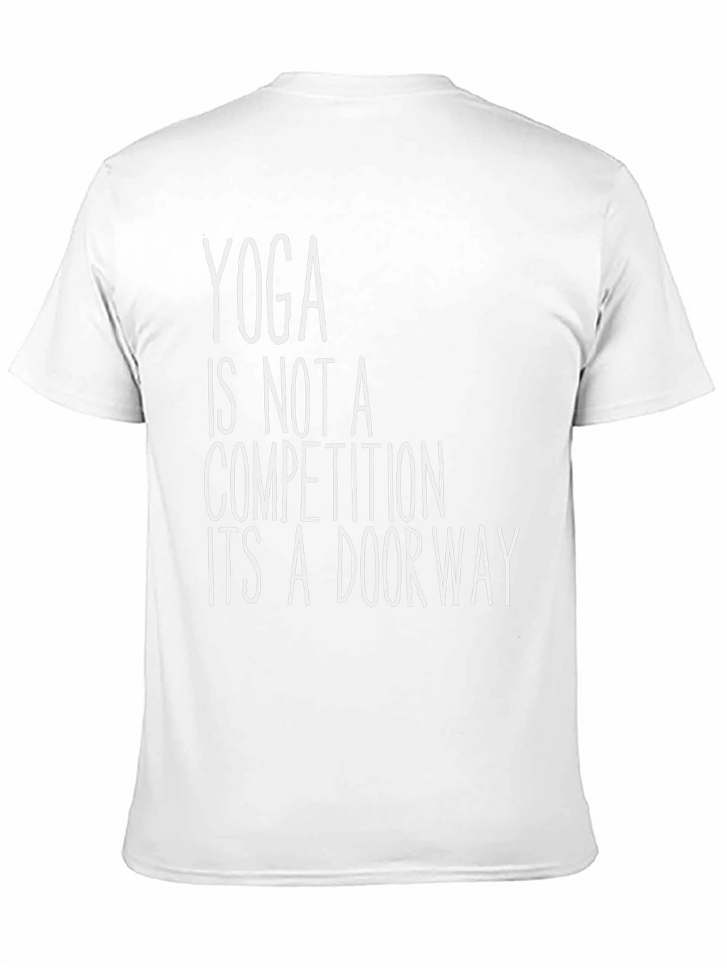 Yoga is Not a Competition Black T-Shirt